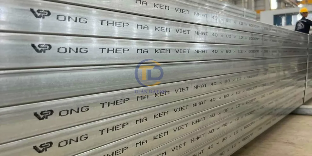 Thép hộp mạ kẽm Việt Nhật