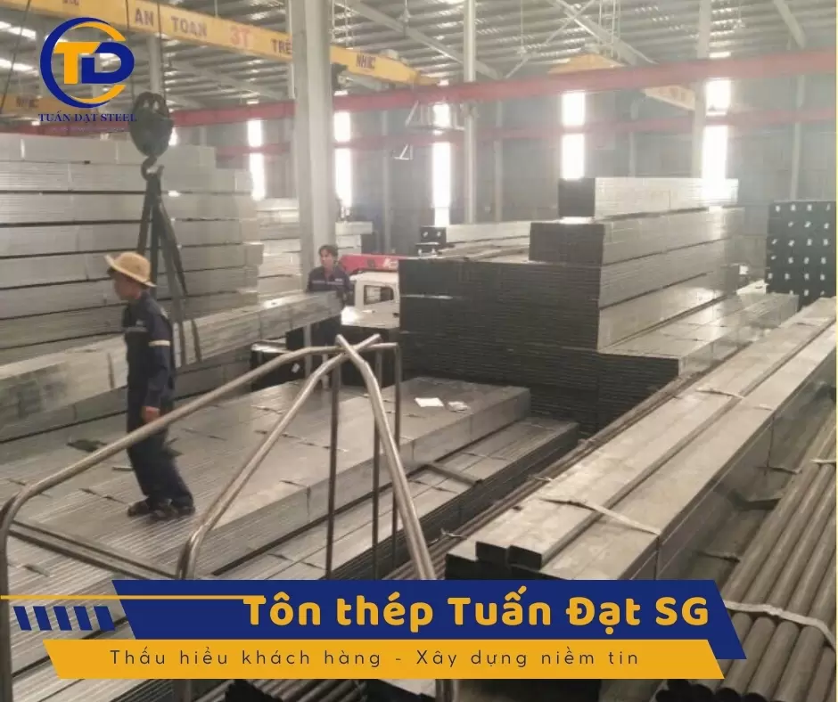 Thép hộp mạ kẽm Hòa Phát