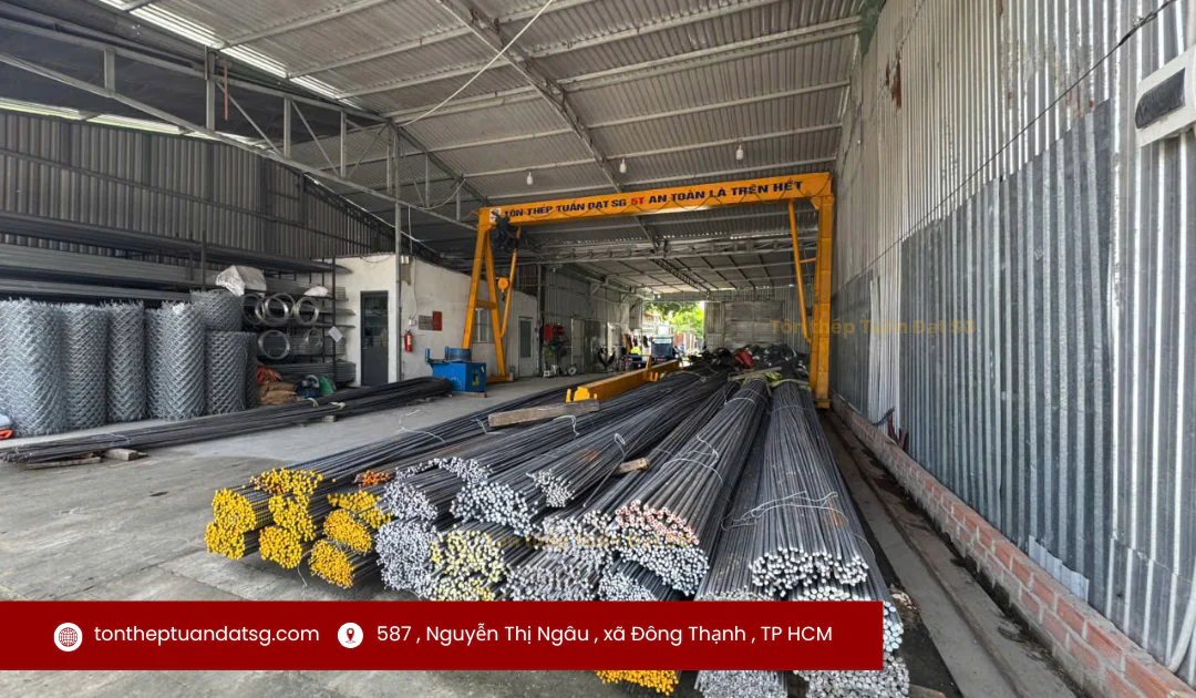 Thép xây dựng tại Tuấn Đạt SG